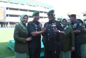 Hadir Acara Laporan Korps Kenaikan Pangkat Perwira Kodam II/Swj