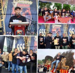 Wali Kota Lepas Peserta Rolling Thunder Semare Vespa Rakyat 2025