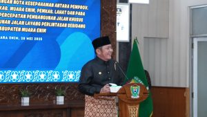 Muara Enim Bebas Angkutan Batubara, Bupati Bersama Gubernur dan Perusahaan Teken MoU Percepatan Pembangunan Jalan khusus