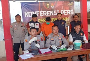 Press Rilis Polres Muara Enim # Polsek Lawang Kidul Berhasil Bekuk Pelaku Pembunuhan