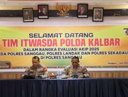 Evaluasi AKIP 2025: Itwasda Polda Kalbar Dorong Transparansi dan Akuntabilitas Kinerja Polres Sanggau, Landak, dan Sekadau