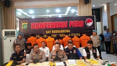 Operasi Nila Jaya 2025, Polres Metro Jakarta Utara Ungkap 19 Kasus Peredaran Narkoba