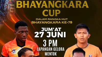 Laga Final Bhayangkara Cup Polres Bangka Barat: Bhayangkara FC Tantang Timdes Air Menduyung