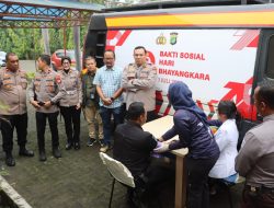 Polres Pelabuhan Tanjung Priok Gelar Baksos dan Bakti Kesehatan dalam Rangka HUT Bhayangkara ke 79