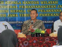 Kunker ke Pamekasan, Kakanwil Ditjenpas Jatim Ingatkan Ini