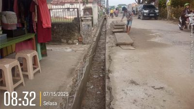 Diduga pembangunan Drainase Lorong Anggrek RT 25 kelurahan Sukamaju Kecamatan Sako kota Palembang Tabrak PP No,14 Tahun 2025Menjadi Sorotan Publik & Aktivis SumSel