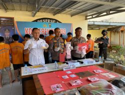 Konferensi Pers Polres Bangka Barat: 16 Kasus Narkoba Diungkap, 18 Tersangka Diamankan