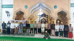 Kapolres Nagan Raya Awali Hari Dengan Sholat Subuh Berjamaah