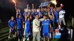 Security Tofu FC Juara I Open Turnamen Sepak Bola Gawang Sedang Cup II di Saolat