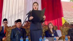 Dr. Wulan Purnamasari Hidayat Membacakan Teks Pancasila Dalam rangka HUT RI Ke 80