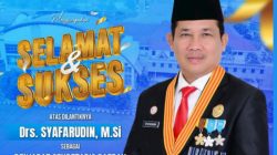 Mengucapkan Selamat Dan Sukses Atas Dilantiknya Drs. Syafarudin, M.Si Sebagai Pejabat Sekertaris Daerah Kabupaten Musi Banyuasin